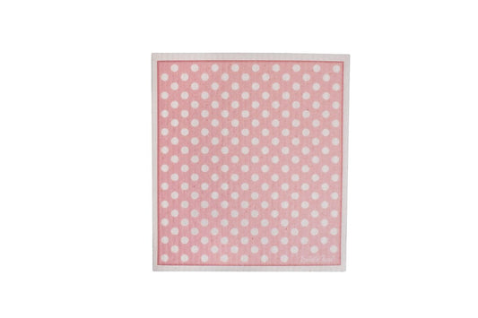 Strofinaccio Pois Rosa 17x20 cm - Biodegradabile ed Ecologico Isabelle Rose