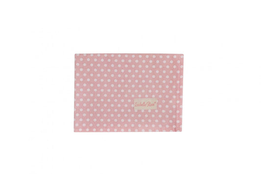 Canovaccio da Cucina Pois Rosa 50x70 cm - 100% Cotone Isabelle Rose