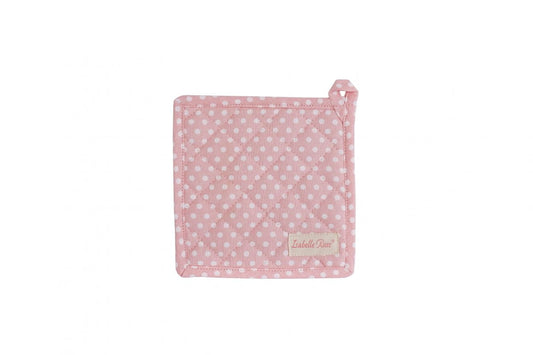 Presina Pois Rosa 20x20 cm - 100% Cotone Isabelle Rose