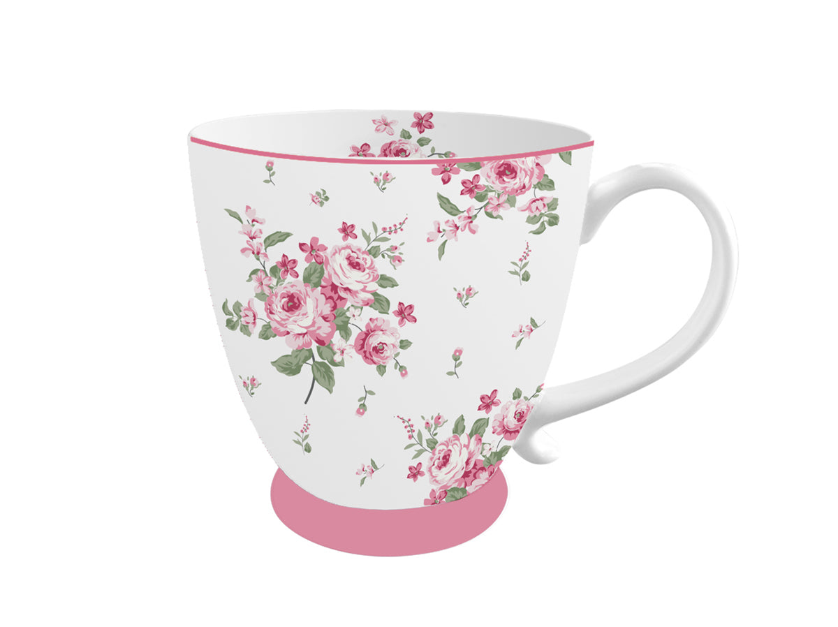 Tazza in Porcellana Bella Roses 430 ml - Design Retrò Isabelle Rose